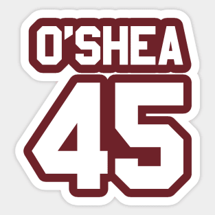 Kevin O'Shea Jersey Sticker